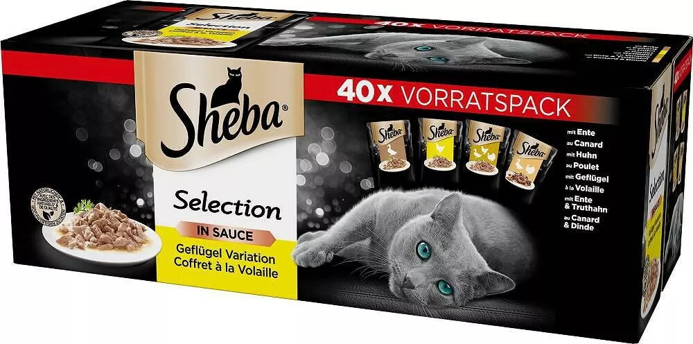 Mitrā kaķu barība Sheba Selection Select