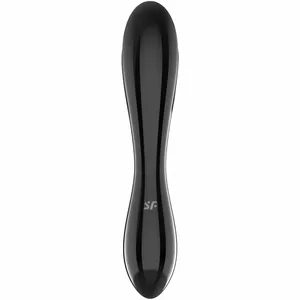 Dildo Satisfyer Stikls Melnais Kristāls
