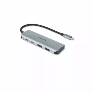 DICOTA D32061 interfeisa centrmezgls USB Veids-C 10000 Mbit/s Sudrabs