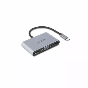 Docking Station DICOTA D32064 Tablet Smartphone Laptop USB Type-C Silver