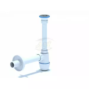 Siphon ANI_PLAST 7100903 1 1/4" x 40 mm with 40 mm pipe