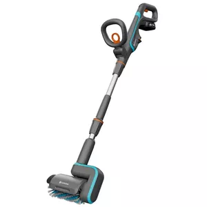 Electric patio cleaner GARDENA 14841-20 battery powered green grey orange