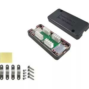 Network Cable Helos LSA Connection Module 371986 Cat.6 Cat.6A Cat.7 0.5m Black