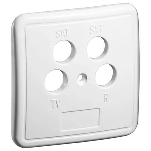 Sienas kontaktligzda Goobay 67052 Balta