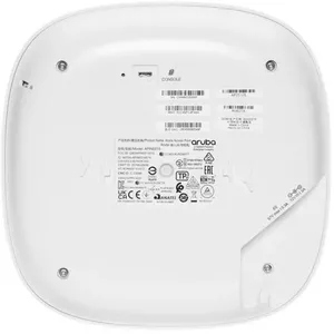 Wireless access point HP R9B33A IEEE 802.11ax (Wi‑Fi 6), MU‑MIMO, PoE, ceiling/wall mount, internal antennas, white