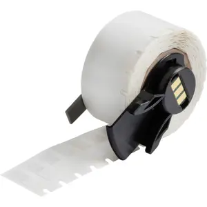 Vinyl Cable Label Brady M6-10-427 White/Transparent 6.35×9.53 mm for Cable Ø 2.00–3.00 mm