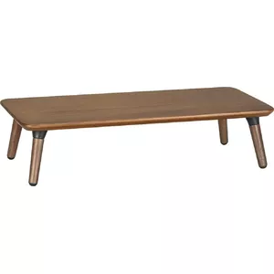 Wooden Monitor and Laptop Stand MACLEAN MC-930 — 500×240×120 mm, black walnut, max 20 kg