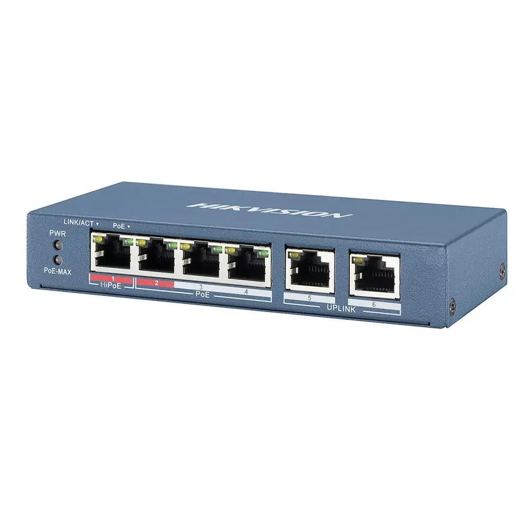 Hikvision DS-3E1106HP-EI управляемый PoE коммутатор Photo 2