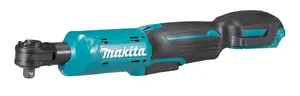 Ударный гайковерт Makita WR100DZ 1/4" привод, 47,5 Н·м, 800 об/мин, 12 В, Li‑Ion, синий/чёрный