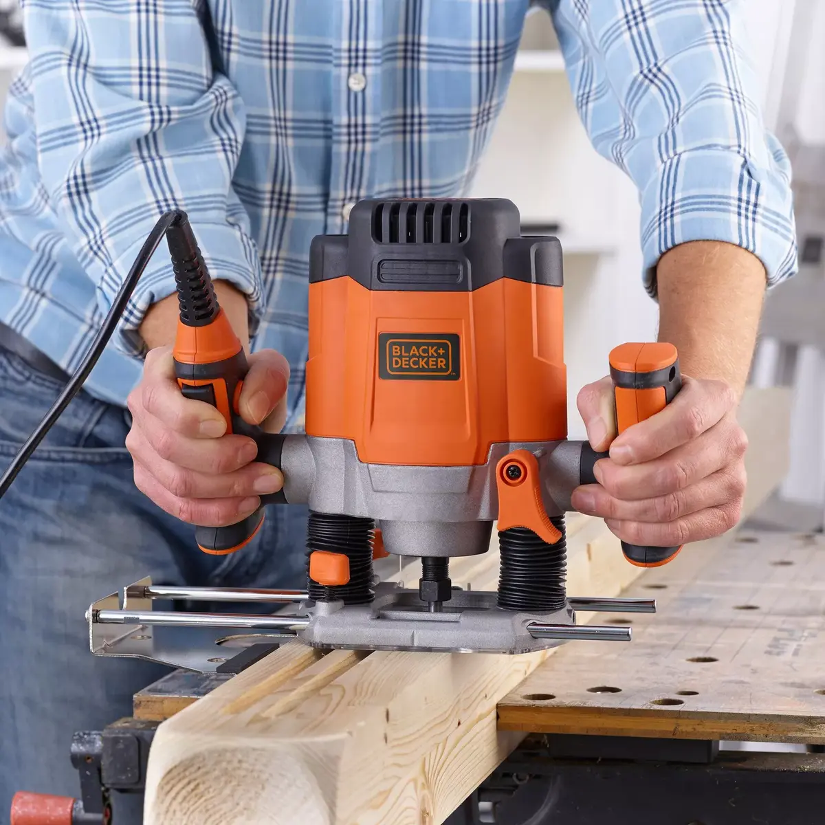 Фрезер/триммер Black & Decker KW1200EKA-QS Photo 5