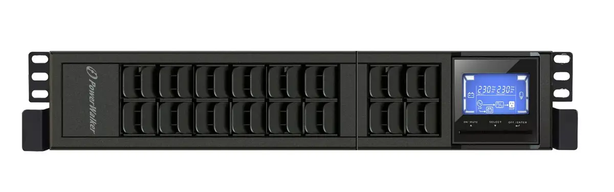 ИБП PowerWalker VFI 1000CRM LCD 1 кВА 800 Вт Photo 2