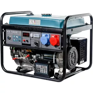 Petrol Generator KÖNNER & SÖHNEN KS7000E-1/3 5.0 kW 230/400V Electric Start AVR VST
