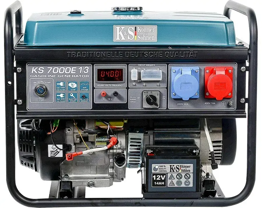 KÖNNER & SÖHNEN KS7000E-1/3 Petrol Generator 5.0 kW Photo 4