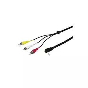 Аудиокабель Goobay AVK 199-150 1.5m 3.5mm на 3 x RCA