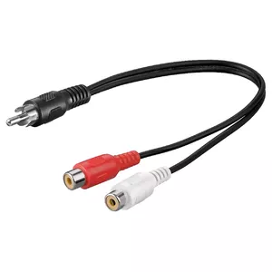 Audio Y Cable Adapter Goobay 50005