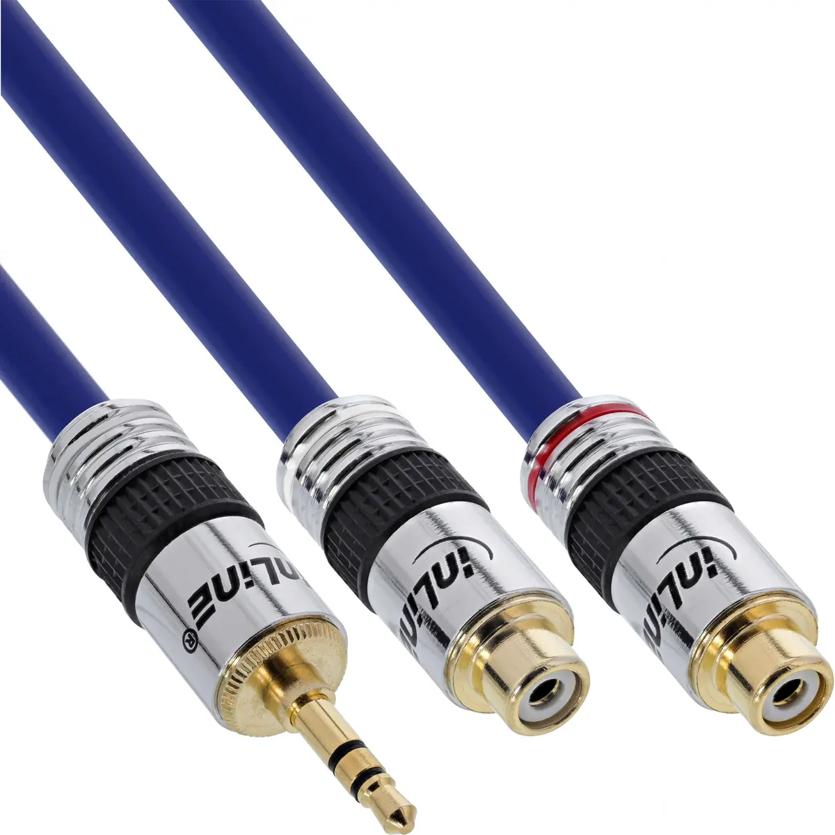 Аудиокабель InLine Premium 2x RCA на 3.5 мм Photo 3