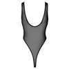 Noir Body Basic Bodie XL Noir — чёрный боди из пауэрнета Photo 6