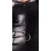 Noir Bodie L body dress — powerwetlook, front zip Photo 6