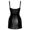 Noir Bodie L body dress — powerwetlook, front zip Photo 9