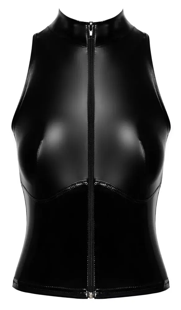 Noir Project Fetish топ без рукавов с молнией L Photo 4