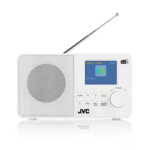 Radio JVC DAB RA-E611W-DAB balts