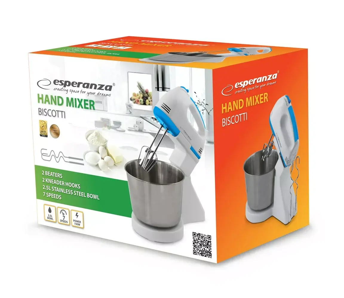 Stand mixer ESPERANZA EKM019WB Photo 3