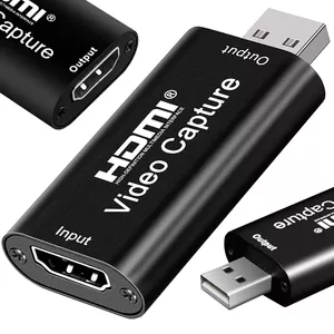 Fusion video signal converter USB to HDMI black