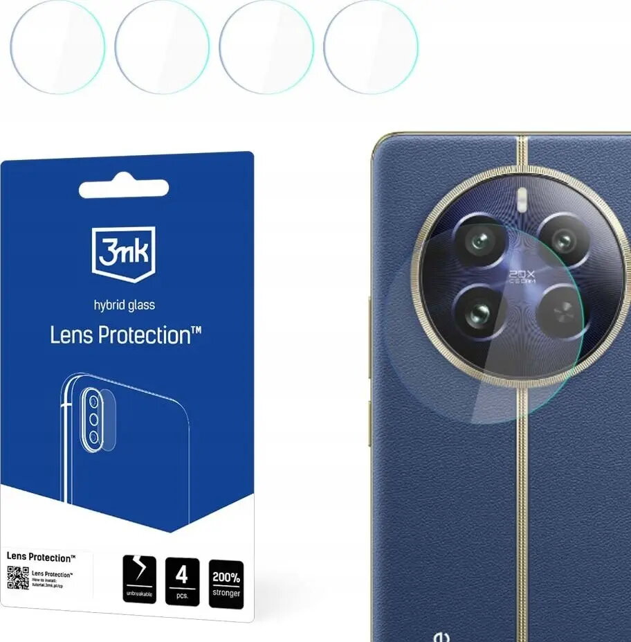 Objektīva aizsargplēve Realme 12 5G, 3MK