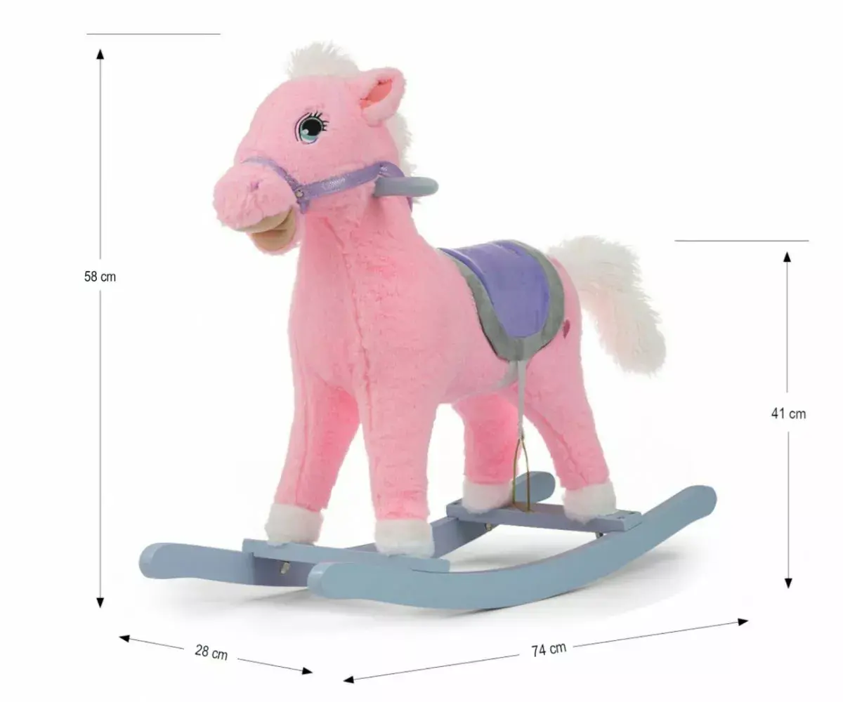 Šūpuļzirgs milly mally Łatek Pink modelis 5448 Photo 5