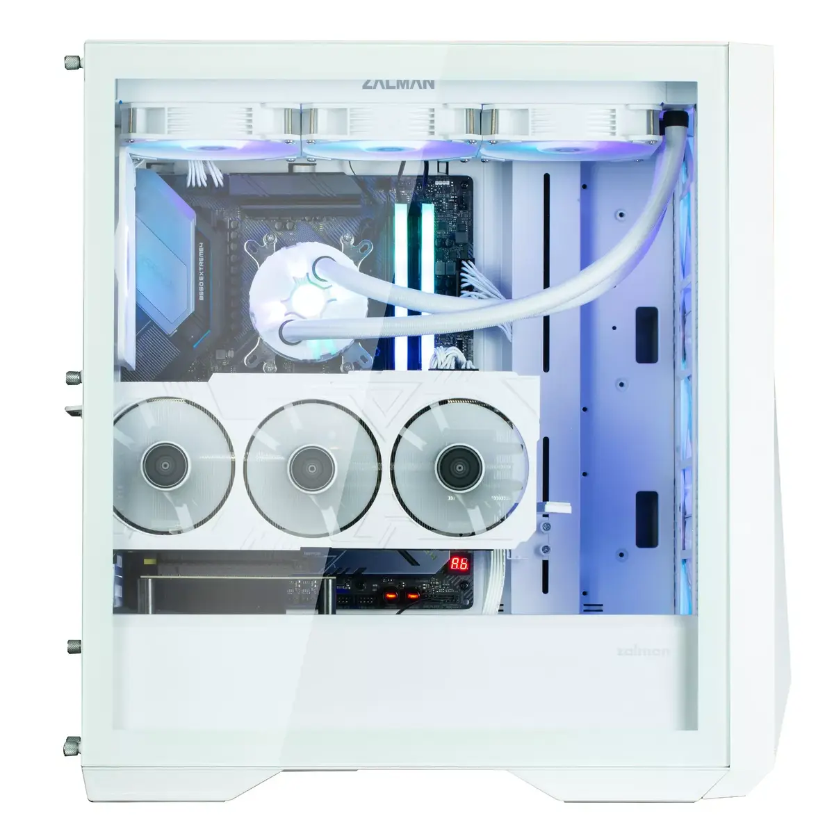 Компьютерный корпус Zalman Z9 Iceberg MS White Photo 2