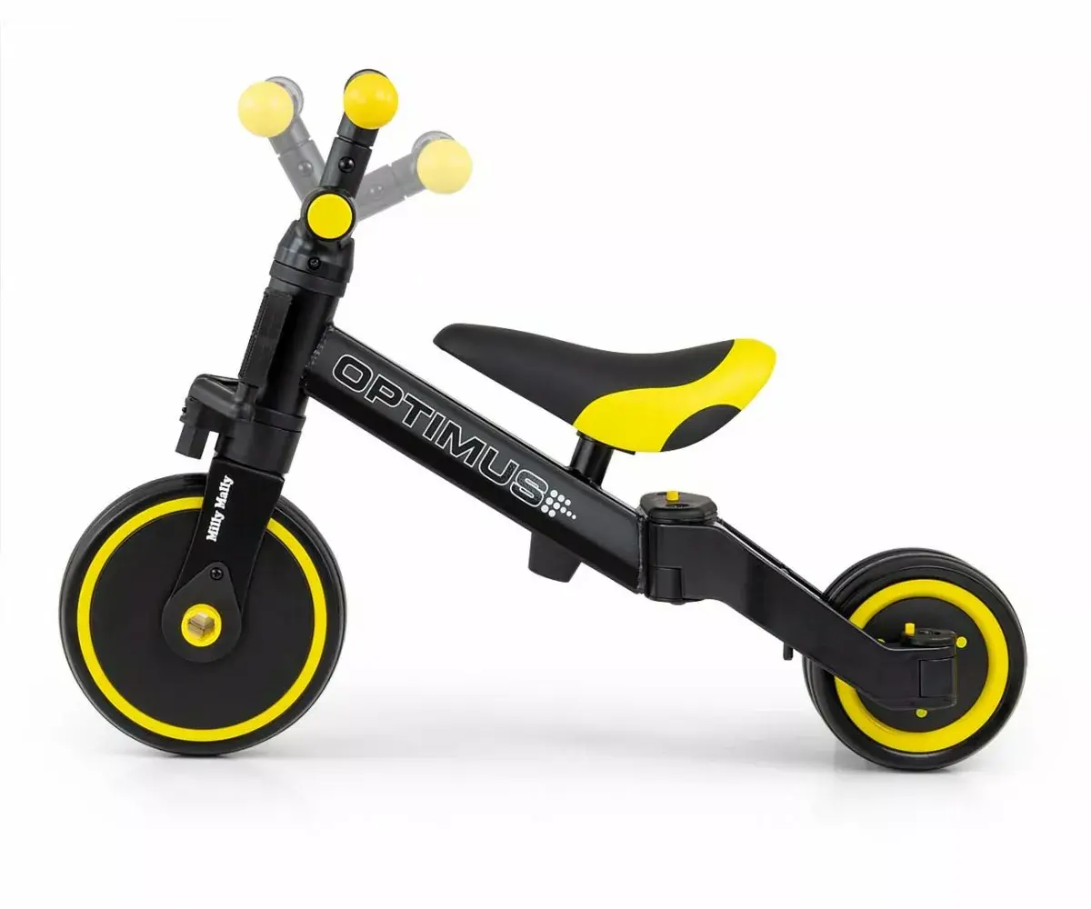 Bērnu velosipēds milly mally Bike 3in1 Optimus Black Photo 5