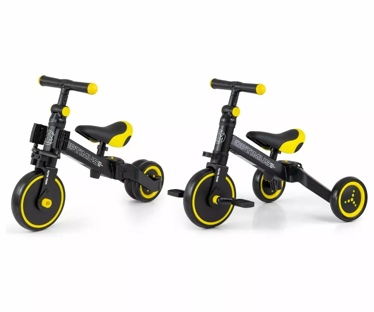 Bērnu velosipēds milly mally Bike 3in1 Optimus Black Photo 8