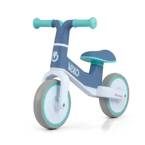 Skrejritenis Milly Mally Velo Mint — bērnu vieglais 1,5 kg, augstums 400 mm, platums 270 mm, unisex, zils/mint