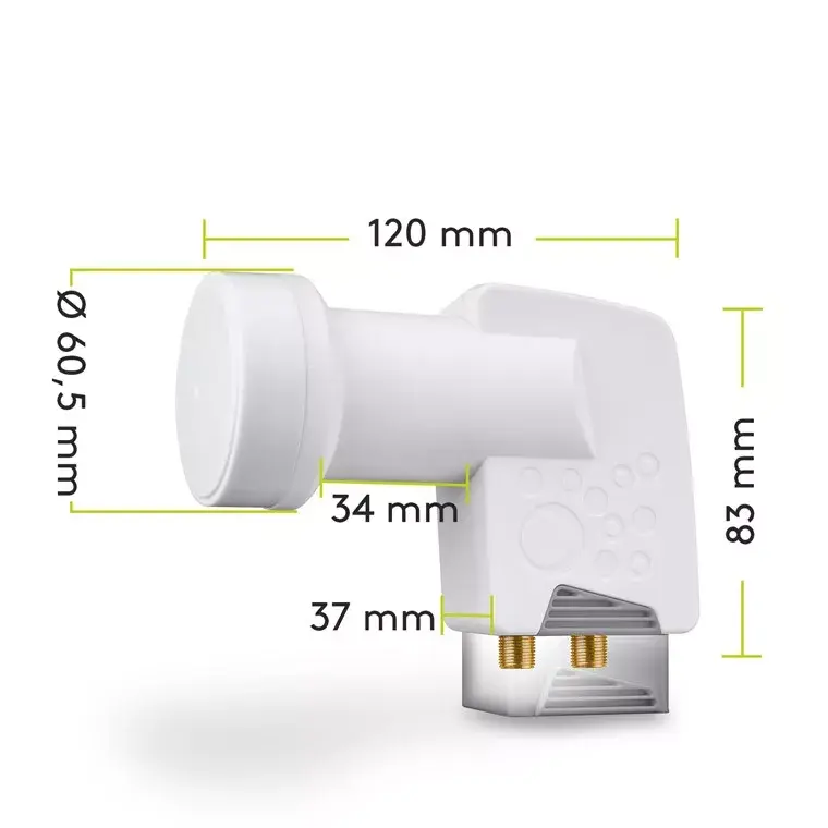 Universālais Twin LNB Goobay 67270 Photo 2