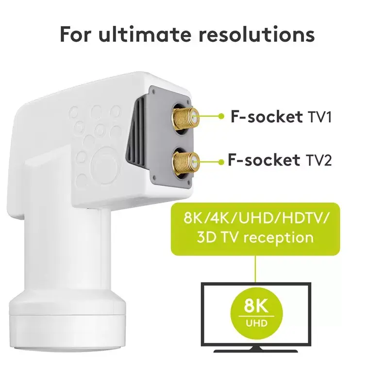 Universālais Twin LNB Goobay 67270 Photo 8