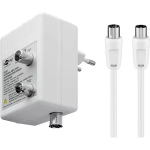 Antenna Amplifier Goobay Two-Device 15 dB DVB-T DVB-T2 DVB-C