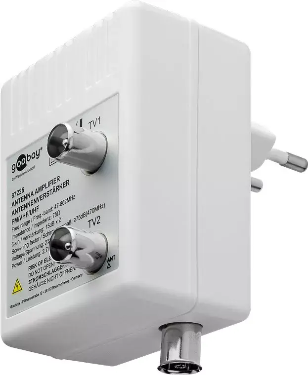 Antenas pastiprinātājs Goobay Two-Device 15 dB Photo 2