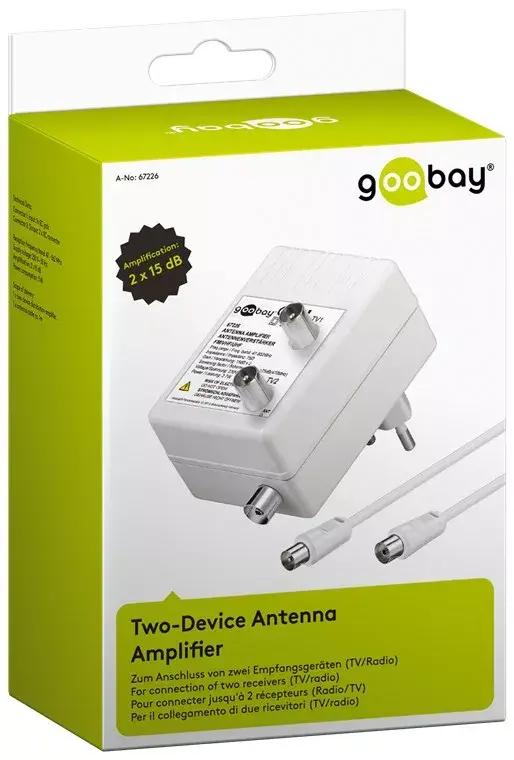 Antenas pastiprinātājs Goobay Two-Device 15 dB Photo 6