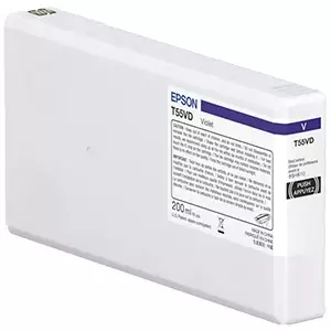 Картридж Epson T55WD 200 мл Фиолетовый