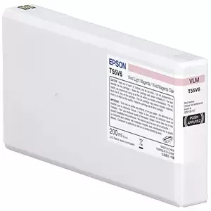 Картридж Epson T 55W Яркий светло-розовый 200 мл