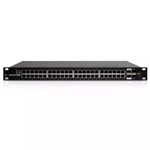 Ubiquiti ES-48-500W network switch Managed L2/L3 Gigabit Ethernet (10/100/1000) Power over Ethernet (PoE) 1U Black