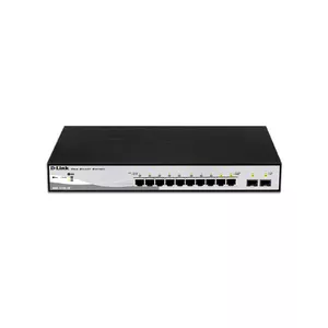 D-Link DGS-1210-10 Vadīts L2 Gigabit Ethernet (10/100/1000) 1U Melns, Pelēks