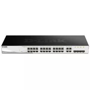 D-Link DGS-1210-24 Vadīts L2 Gigabit Ethernet (10/100/1000) 1U Melns