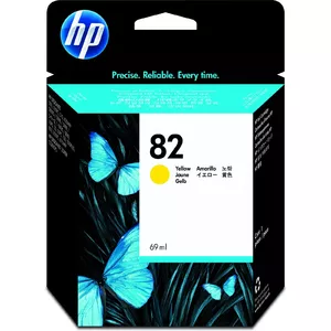 HP 82 69-ml dzeltena tintes kasetne