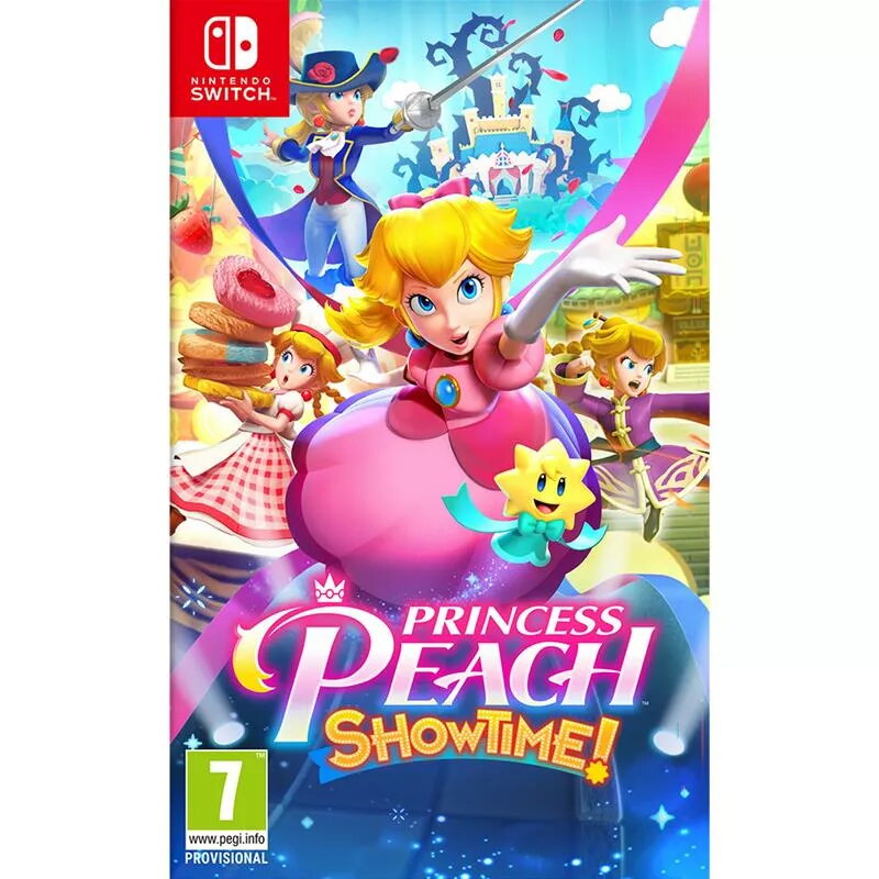 Videospēle Nintendo Princess Peach: Showtime! priekš