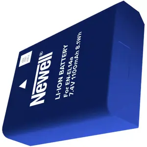 Uzlādējamā baterija Newell EN-EL14a 1100 mAh priekš Nikon kamerām, aizstāj EN-EL14/EN-EL14a