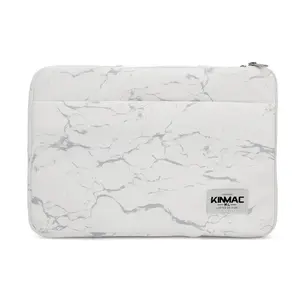 Fabric laptop bag iLike ILIUN16LBMW for 15–16 inch laptops, Marble White