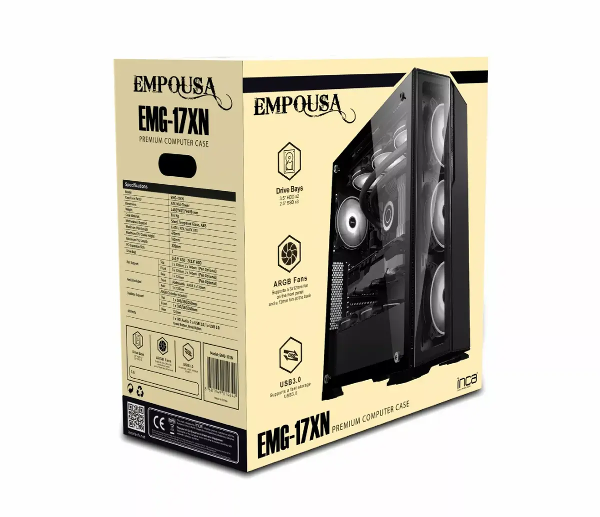 Компьютерный корпус Inca EMG-17XN Photo 10