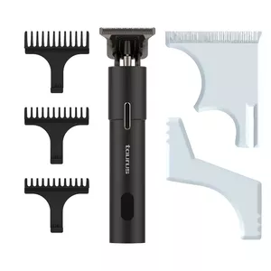 Taurus Precission Precision Trimmer Black Stainless Steel Blade AC/Battery 3 Length Steps 240 min Operating Time