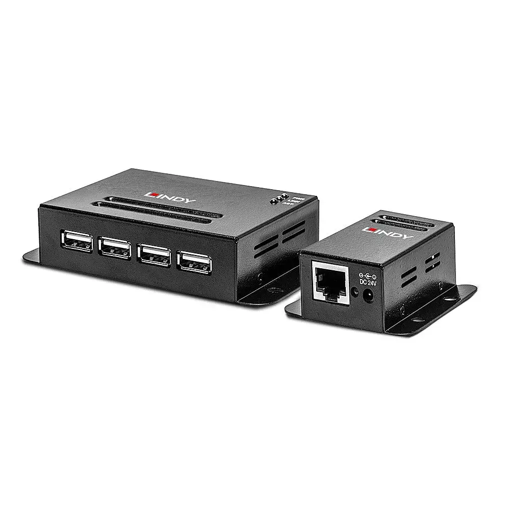 Lindy USB 2.0 Cat.6 удлинитель 50 м 4 порта (42681) Photo 5